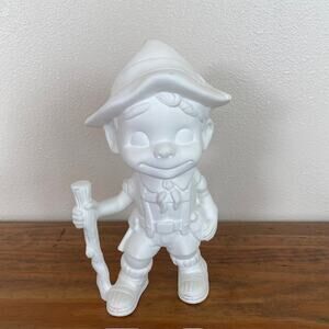 Unpainted Ceramic Bisque Hiking Boy 11"
